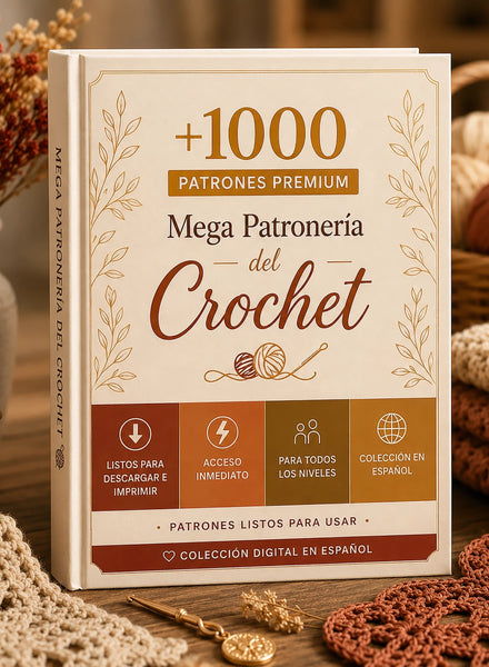 Mega Patronería del Crochet +1000 Patrones Premium y Bonos